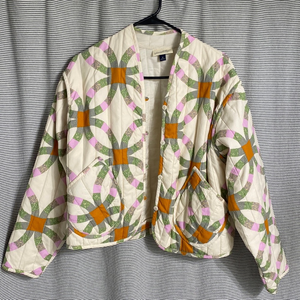 Universal Thread printed knit bomber jacket
